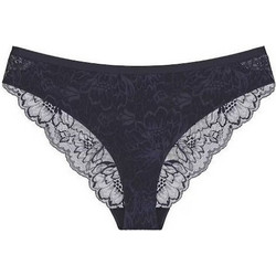 Triumph Amourette Charm Γυναικείο Brazil με Δαντέλα Navy Μπλε 10214456-00JO