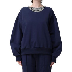 TWINSET Γυναικείο Φούτερ Oversized Navy Μπλε 251AP2063