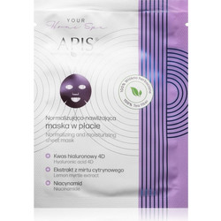 Apis Natural Cosmetics Home Spa Sheet Μάσκα Προσώπου για Ενυδάτωση με Υαλουρονικό 20gr
