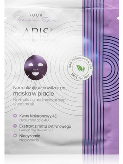 Apis Natural Cosmetics Home Spa Sheet Μάσκα Προσώπου για Ενυδάτωση με Υαλουρονικό 20gr