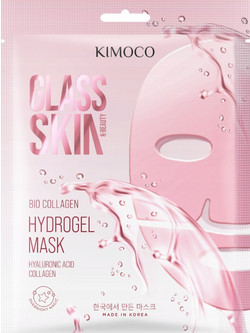 Kimoco Glass Skin Bio Collagen Sheet Μάσκα Προσώπου για Ενυδάτωση & Λάμψη με Κολλαγόνο 32gr