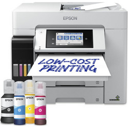 Epson EcoTank ET-5885 Έγχρωμο Πολυμηχάνημα Inkjet με Wi-Fi White