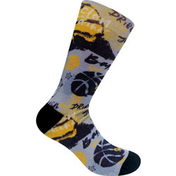 Walk Printed Basket Bamboo Ανδρικές Κάλτσες Ψηλές με Σχέδια Πολύχρωμες S500-8