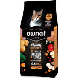 Ownat Ultra Mature Sterilised Low Grain with Chicken & Turkey 1.5kg