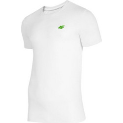 4F Ανδρικό Αθλητικό T-Shirt Λευκό 4FWSS25TTSHM3096-10S