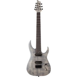 Schecter Sunset Triad Ηλεκτρική Κιθάρα 4/4 ST Style με Μαγνήτες HS & Ταστιέρα Ebony 7 Χορδών Grey Ghost