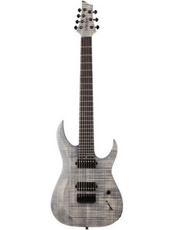 Schecter Sunset Triad Ηλεκτρική Κιθάρα 4/4 ST Style με Μαγνήτες HS & Ταστιέρα Ebony 7 Χορδών Grey Ghost