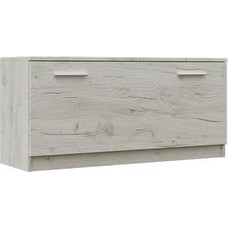 Alphab2b Παπουτσοθήκη Ξύλινη Λευκή M100xΠ32xΥ46cm GR-RENOSHOE-1