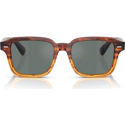 Oliver OV5562SU 1754W Ανδρικά Γυαλιά Ηλίου Τετράγωνα Κοκάλινα Καφέ με Μαύρο Φακό