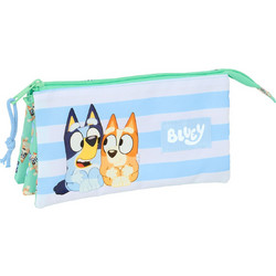 Safta Bluey Sisters Κασετίνα Γαλάζια Πράσινη 812533744