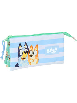 Safta Bluey Sisters Κασετίνα Γαλάζια Πράσινη 812533744