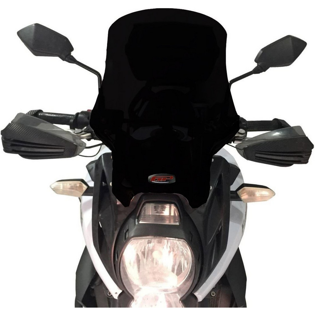 Pare-brise Fumé 46 Cm Pour Kawasaki Versys 650 (2010-2014) - Acrylique 4 Mm Aérodynamique - Réduit Les Turbulences - 8