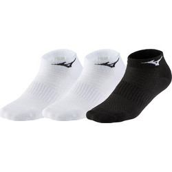 Mizuno Ανδρικές Κάλτσες Κοντές Μαύρες Λευκές 3Pack 67UU950-99