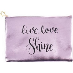 Shine 1184543 Γυναικείο Νεσεσέρ 22x16cm Ροζ Χρυσό