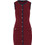 Funky Buddha Mini Καθημερινό Φόρεμα Πλεκτό Μπορντό FBL012-106-13