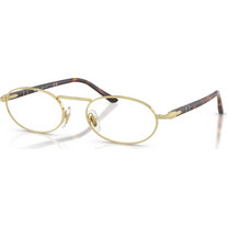 Persol PO1023V 515 Ανδρικός Σκελετός Γυαλιών Οράσεως Κοκάλινος Μεταλλικός Χρυσός Ταρταρούγα