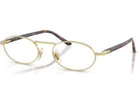 Persol PO1023V 515 Ανδρικός Σκελετός Γυαλιών Οράσεως Κοκάλινος Μεταλλικός Χρυσός Ταρταρούγα