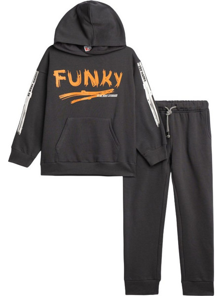 Funky Παιδικό Σετ Φόρμας Γκρι 226-117140-2