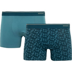Minerva Ανδρικά Μποξεράκια Σετ 2Pack Γαλάζια 96-29483