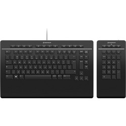 3Dconnexion 3DX-700092 Black Ασύρματο Πληκτρολόγιο