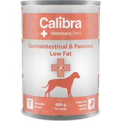Calibra Veterinary Diets Gastrointestinal & Pancreas Low Fat with Lamb & Rice 400gr