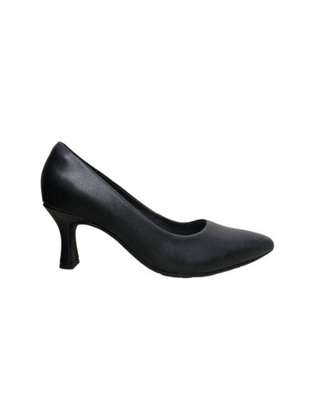 Clarks Ανατομικές Γόβες Δερμάτινες με Λεπτό Χαμηλό Τακούνι Μαύρες 26171219