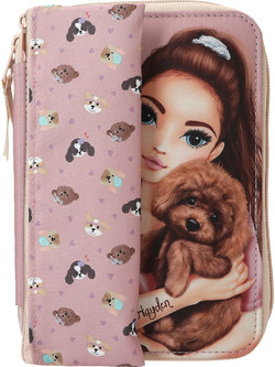 Top Model Kitty and Doggy Κασετίνα με 2 Θήκες Ροζ 413659