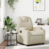 vidaXL Πολυθρόνα Relax Ανακλινόμενη Δερματίνη Μπεζ 3205541