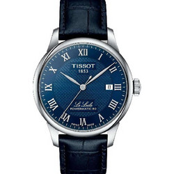 Tissot Ανδρικό Ρολόι Αυτόματο με Μπλε Δερμάτινο Λουράκι T006.407.16.043.00