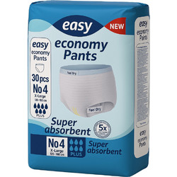 Easy XLarge Πάνες Βρακάκι Ακράτειας 30τμχ