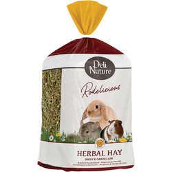 Deli Nature Rodelicious Herbal Hay with Daisy & Dandelion 600gr