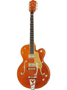 Gretsch Brian Setzer G6120T Ηλεκτρική Κιθάρα Hollow με Μαγνήτες HH & Ταστιέρα Ebony Smoke Orange
