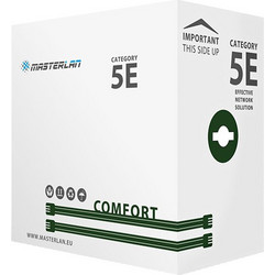 Masterlan U/UTP Cat.5e Καλώδιο Δικτύου Ethernet 305m Black UTP5E24-MSC