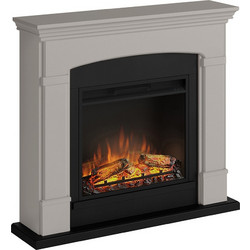 Tagu Helmi Light Beige Επιδαπέδιο Ηλεκτρικό Τζάκι 1500W Μ107.2xΥ95.2xΒ24.5cm
