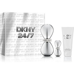 DKNY 24/7 Eau de Parfum 100ml + Deluxe Mini 7ml + Body Lotion 100ml