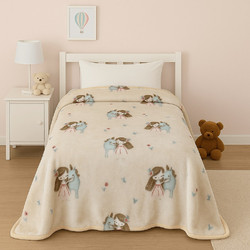 Astron Παιδική Κουβέρτα Βελουτέ Sweet Girl 150x220 Μπεζ