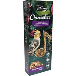 Unimis Sing & Song Cruncher Medium Parrots with Nuts 85gr