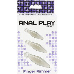 ToyJoy Finger Rimmer Σετ Πρωκτικές Σφήνες Διαφανείς 3τμχ D-243809