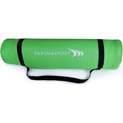Yakima Sport Στρώμα Γυμναστικής Yoga / Pilates Πράσινο με Ιμάντα Μεταφοράς 180x60x1cm