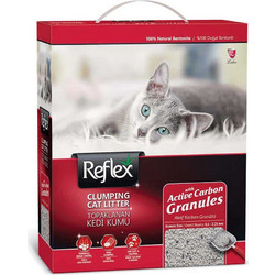 Reflex Active Carbon Granules Άμμος Γάτας Μπετονίτης χωρίς Άρωμα 10lt