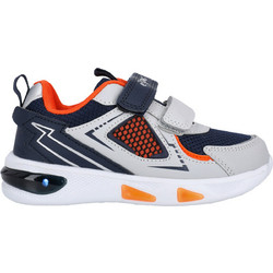Zig-Zag Fulgur Παιδικά Sneakers Μαύρα Γκρι Πορτοκαλί Z232272-2048