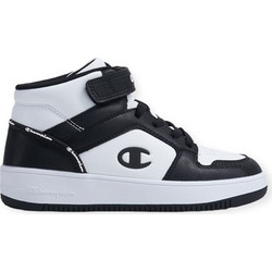 Champion Rebound 2.0 MID Παιδικά Sneakers Μποτάκια Λευκά Μαύρα S32413-WW019