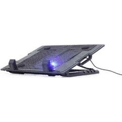 Gembird NBS-1F17T-O1 Cooling Pad Laptop έως 17" με 1 Ανεμιστήρα & Φωτισμό