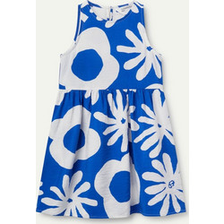 Compania Fantastica Παιδικό Φόρεμα Floral Άσπρο Royal Blue 52M-12460