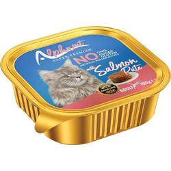 Alphapet Super Premium Pate Gluten & Grain Free with Salmon 100gr