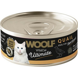 Woolf Wildcat Ultimate Sterilised Gluten Free Pate with Quail 85gr