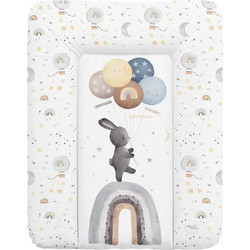 Ceba Baby Rainbow Walk Μαλακή Αλλαξιέρα Μωρού Πλαστική 70x50cm Λευκή