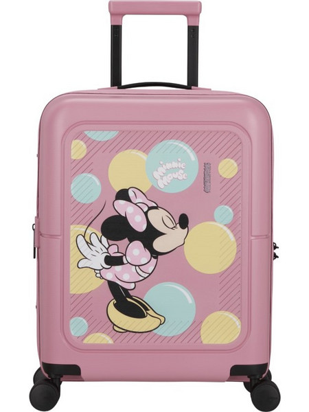 American Tourister Minnie Bubbles 153856-A722 Παιδική Βαλίτσα Καμπίνας 55x40x20cm με 4 Ρόδες Ροζ
