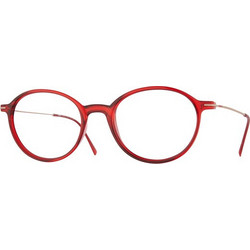 Look OCCHIALI 4949 w1 Σκελετός Γυαλιών Οράσεως Κοκάλινος Μεταλλικός Ασημί Κόκκινος