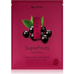 Korika Superfruits Acai Berry Energising Sheet Μάσκα Προσώπου 25gr